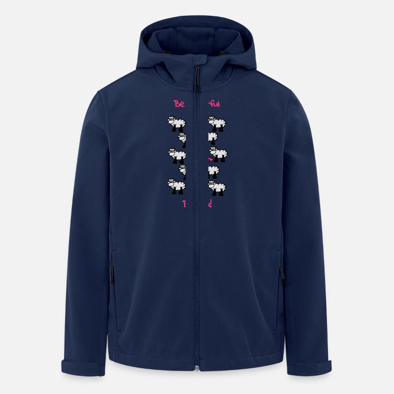 be different - be colourful - Recycelte Männer Softshell-Jacke von Stanley/Stella - Navy