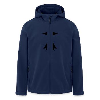 hermine02 - Recycelte Männer Softshell-Jacke von Stanley/Stella - Navy - Vorne - AI Model Male 185 light (185cm)