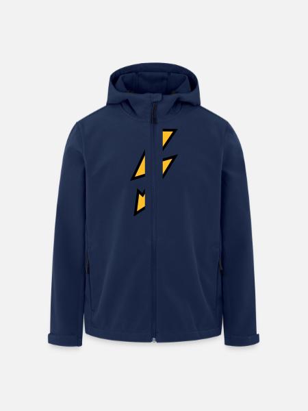 Blitz - Recycelte Männer Softshell-Jacke von Stanley/Stella - Navy