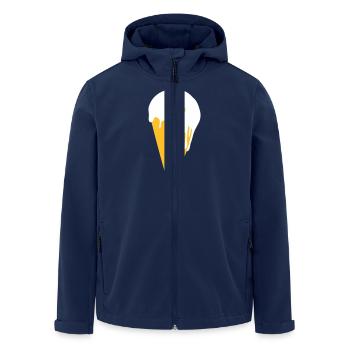 happy ice cream - Recycelte Männer Softshell-Jacke von Stanley/Stella - Navy - Vorne - AI Model Male 185 light (185cm)