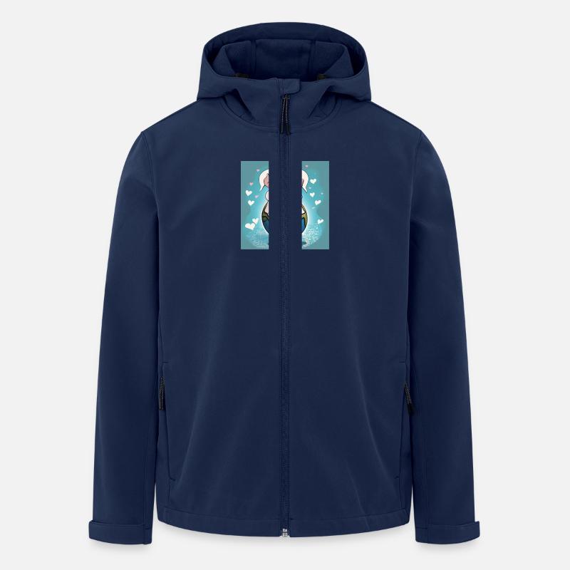 Engel - Recycelte Männer Softshell-Jacke von Stanley/Stella - Navy