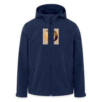 Sentiment - Veste softshell homme en polyester recyclé Stanley/Stella - marine - Devant - AI Model Male 185 light (185cm)