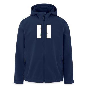 Süßer Osterhase - Recycelte Männer Softshell-Jacke von Stanley/Stella - Navy - Vorne - AI Model Male 185 light (185cm)