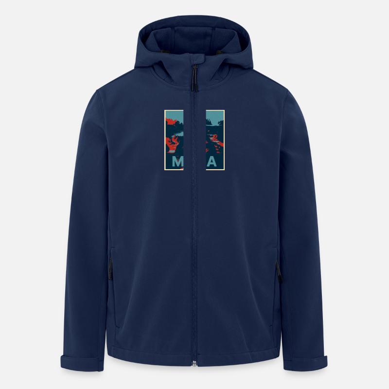 Mona Lisa - Recycelte Männer Softshell-Jacke von Stanley/Stella - Navy