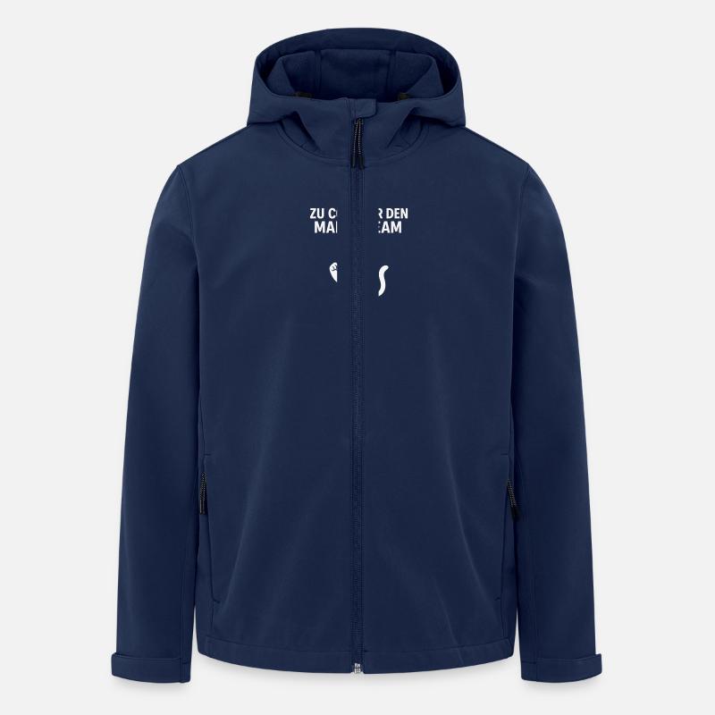 Zu cool für den Mainstream – Cat Edition - Recycelte Männer Softshell-Jacke von Stanley/Stella - Navy