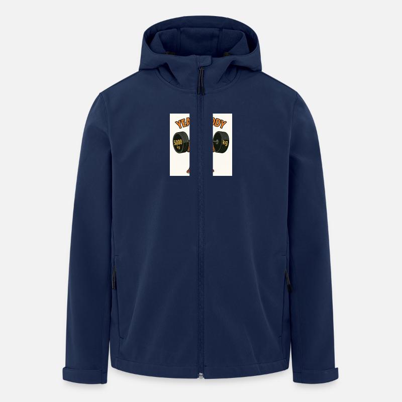 YEAH KUMPEL - Recycelte Männer Softshell-Jacke von Stanley/Stella - Navy
