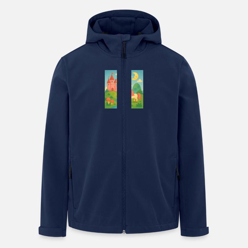 Fantasie - Recycelte Männer Softshell-Jacke von Stanley/Stella - Navy