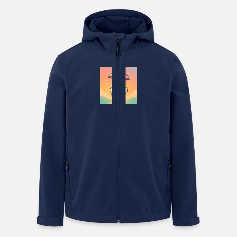 Nuage Chill – Sérénité d’Été - Veste softshell homme en polyester recyclé Stanley/Stella - marine