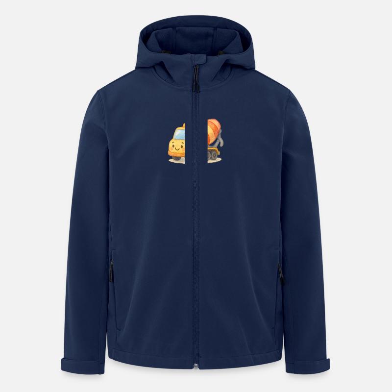 Betonmischer - Recycelte Männer Softshell-Jacke von Stanley/Stella - Navy