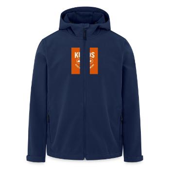 Get kudos - Veste softshell homme en polyester recyclé Stanley/Stella - marine - Devant - AI Model Male 185 light (185cm)