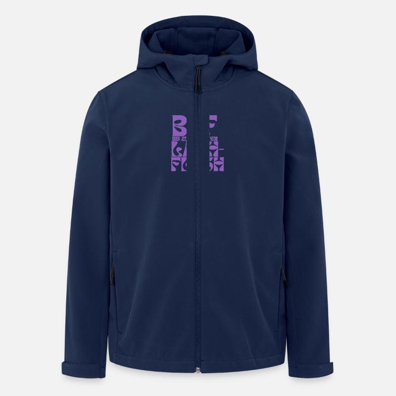BFF - Freundschaft - beste Freunde - Recycelte Männer Softshell-Jacke von Stanley/Stella - Navy