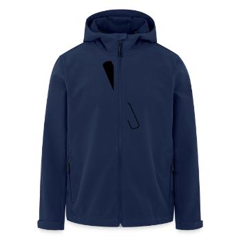 Ciseaux / Outils - Veste softshell homme en polyester recyclé Stanley/Stella - marine - Devant - AI Model Male 185 light (185cm)
