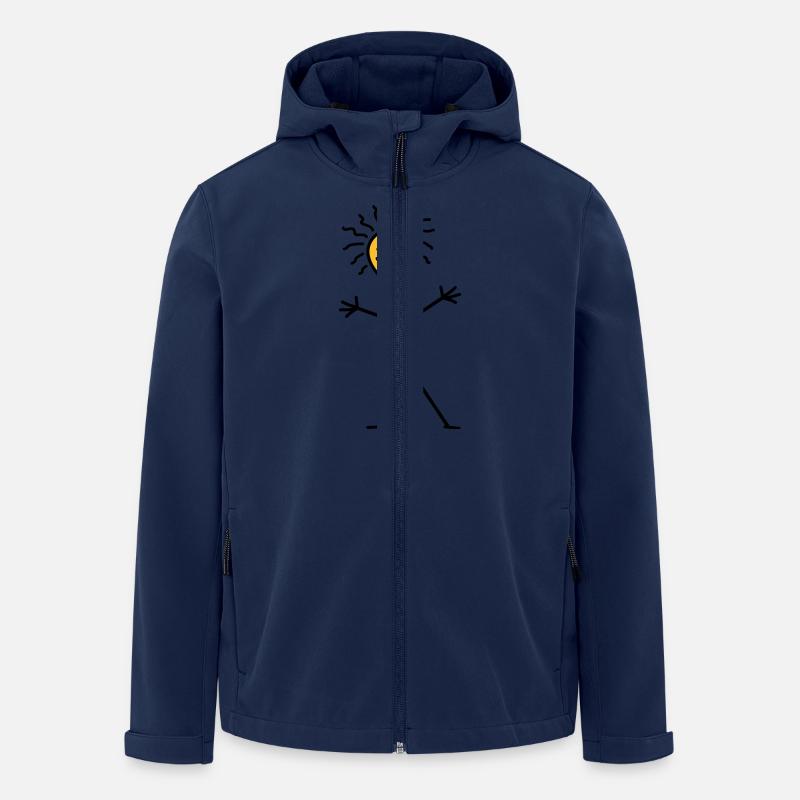 Light Bulb - Men’s Recycled Softshell Jacket by Stanley/Stella - navy