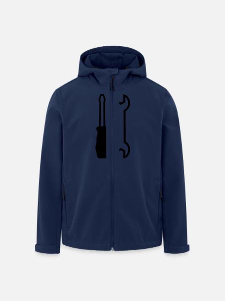 Tools - Men’s Recycled Softshell Jacket by Stanley/Stella - navy