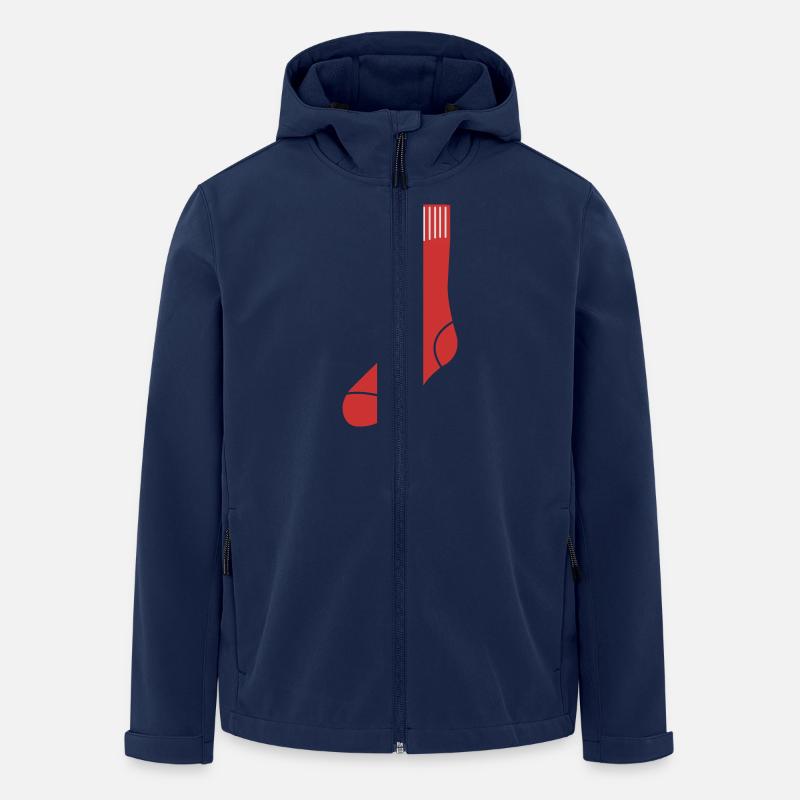 Socke - Recycelte Männer Softshell-Jacke von Stanley/Stella - Navy