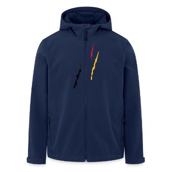 Germany - Veste softshell homme en polyester recyclé Stanley/Stella - marine - Devant - AI Model Male 185 light (185cm)