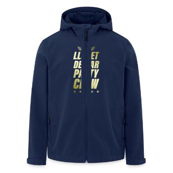 Lloret De Mar Party Crew Or - Veste softshell homme en polyester recyclé Stanley/Stella - marine - Devant - AI Model Male 185 light (185cm)