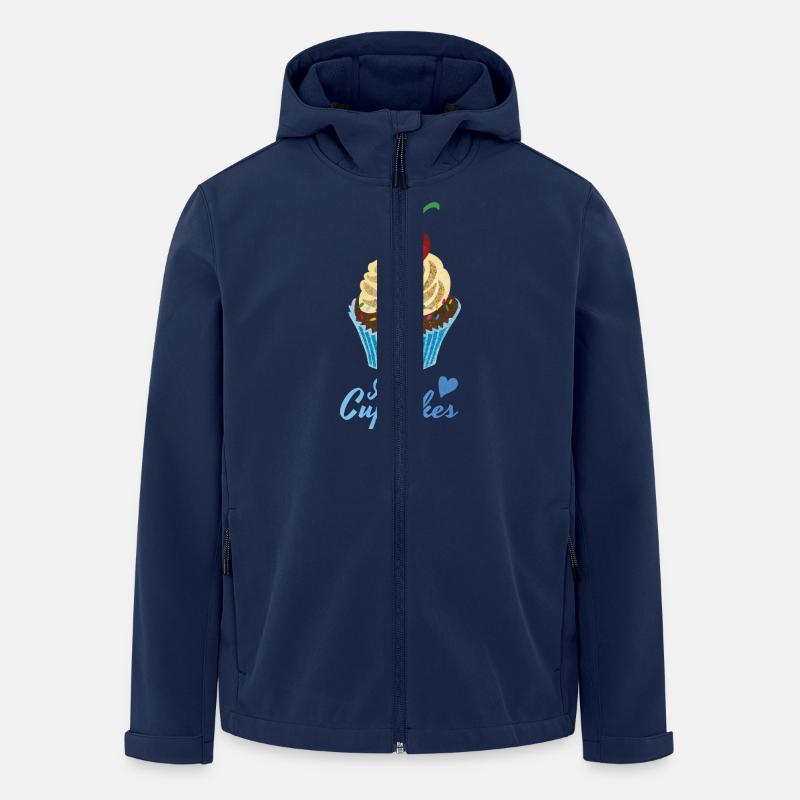I love cupcakes - Recycelte Männer Softshell-Jacke von Stanley/Stella - Navy