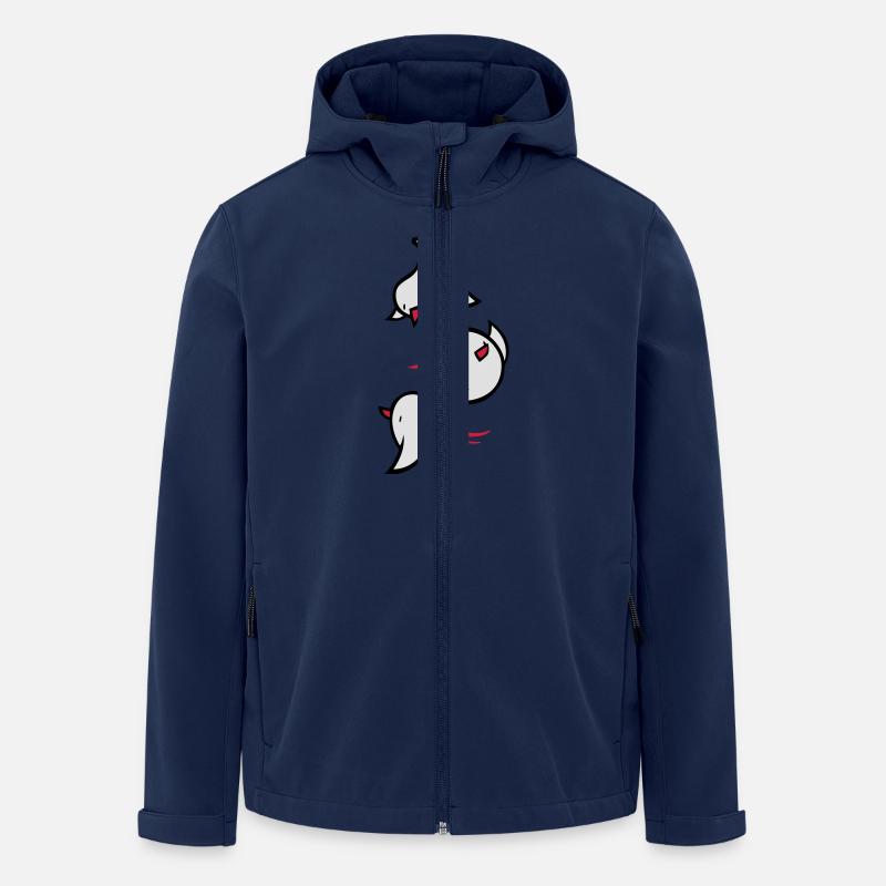Vögel - Recycelte Männer Softshell-Jacke von Stanley/Stella - Navy