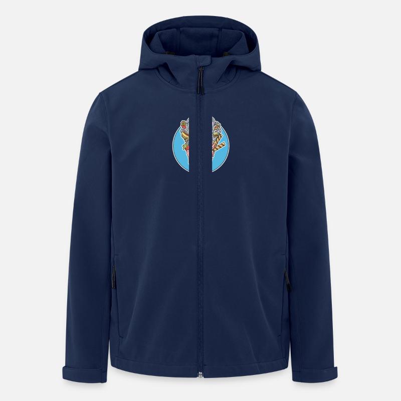 Shivaeis - Recycelte Männer Softshell-Jacke von Stanley/Stella - Navy
