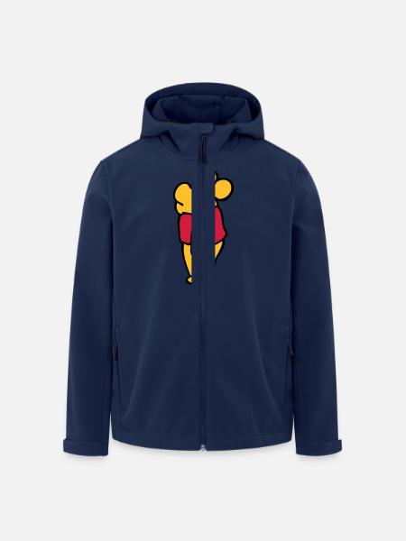 kind bar - Men’s Recycled Softshell Jacket by Stanley/Stella - navy
