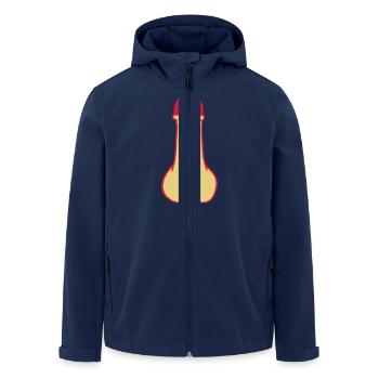 bite penis queue sexe - Veste softshell homme en polyester recyclé Stanley/Stella - marine - Devant - AI Model Male 185 light (185cm)