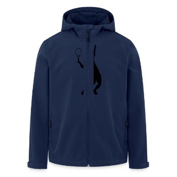 Tennis - Veste softshell homme en polyester recyclé Stanley/Stella - marine - Devant - AI Model Male 185 light (185cm)