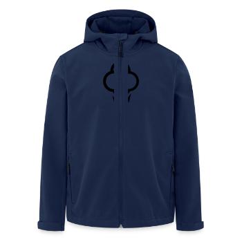 Glace - Veste softshell homme en polyester recyclé Stanley/Stella - marine - Devant - AI Model Male 185 light (185cm)