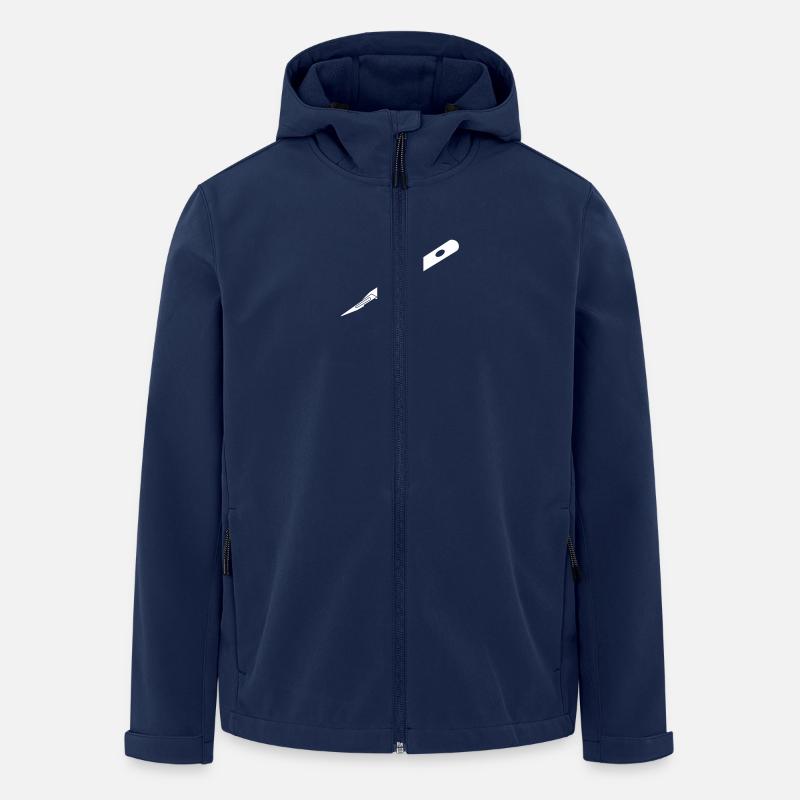 bistouri_bs3 - Veste softshell homme en polyester recyclé Stanley/Stella - marine