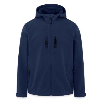 walden book cover - Veste softshell homme en polyester recyclé Stanley/Stella - marine - Devant - AI Model Male 185 light (185cm)