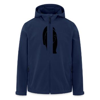 Grizzly Bear - Recycelte Männer Softshell-Jacke von Stanley/Stella - Navy - Vorne - AI Model Male 185 light (185cm)