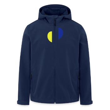 luftballons - Recycelte Männer Softshell-Jacke von Stanley/Stella - Navy - Vorne - AI Model Male 185 light (185cm)