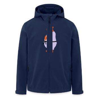 taekwondo bear - Veste softshell homme en polyester recyclé Stanley/Stella - marine - Devant - AI Model Male 185 light (185cm)