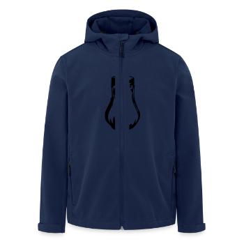 Sugar Shaker - Men’s Recycled Softshell Jacket by Stanley/Stella - navy - Front - AI Model Male 185 light (185cm)