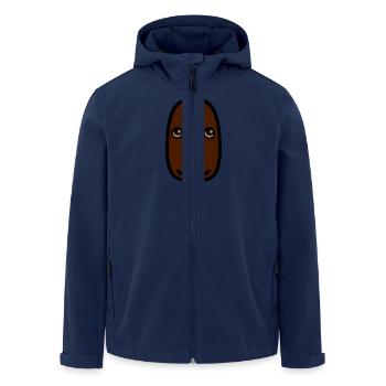 ice cream chocolate stick kawaii cute kid yum - Men’s Recycled Softshell Jacket by Stanley/Stella - navy - Front - AI Model Male 185 light (185cm)
