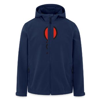 ballon - Veste softshell homme en polyester recyclé Stanley/Stella - marine - Devant - AI Model Male 185 light (185cm)