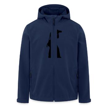 photographer - Veste softshell homme en polyester recyclé Stanley/Stella - marine - Devant - AI Model Male 185 light (185cm)