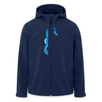 seepferdchen_082012_a_3c - Veste softshell homme en polyester recyclé Stanley/Stella - marine - Devant - AI Model Male 185 light (185cm)
