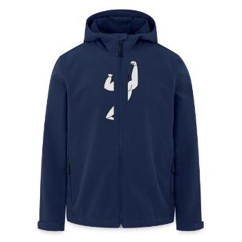 Papa / Dad / Father's day Vati Vatertag Père [MG] - Men’s Recycled Softshell Jacket by Stanley/Stella - navy - Front - AI Model Male 185 light (185cm)