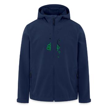 porte-bonheur - Veste softshell homme en polyester recyclé Stanley/Stella - marine - Devant - AI Model Male 185 light (185cm)