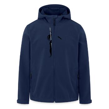 Pole Dance Nixe - Recycelte Männer Softshell-Jacke von Stanley/Stella - Navy - Vorne - AI Model Male 185 light (185cm)