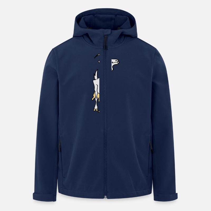 Goat - Men’s Recycled Softshell Jacket Discoverer by Stanley/Stella - navy