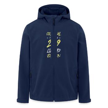 Édition limitée 2019 - Veste softshell homme en polyester recyclé Stanley/Stella - marine - Devant - AI Model Male 185 light (185cm)