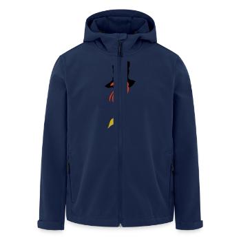 kleine Hexe - Recycelte Männer Softshell-Jacke von Stanley/Stella - Navy - Vorne - AI Model Male 185 light (185cm)