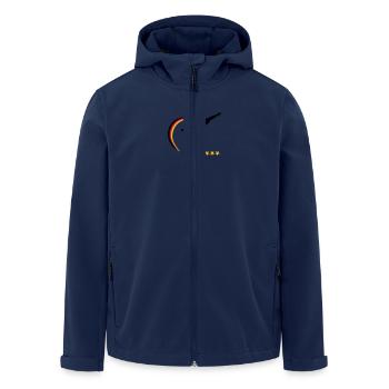 Soccer Player Germany, colors freely selectable - Men’s Recycled Softshell Jacket by Stanley/Stella - navy - Front - AI Model Male 185 light (185cm)