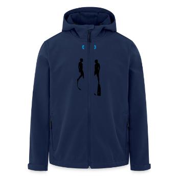 Never Alone Bifins - Recycelte Männer Softshell-Jacke von Stanley/Stella - Navy - Vorne - AI Model Male 185 light (185cm)