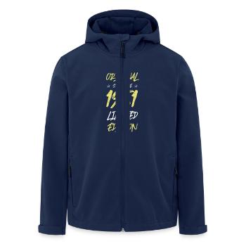 1951 Limited Edition - Men’s Recycled Softshell Jacket by Stanley/Stella - navy - Front - AI Model Male 185 light (185cm)