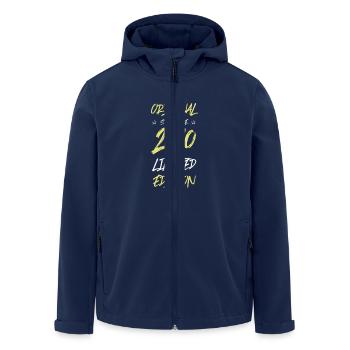 2010 Édition limitée - Veste softshell homme en polyester recyclé Stanley/Stella - marine - Devant - AI Model Male 185 light (185cm)
