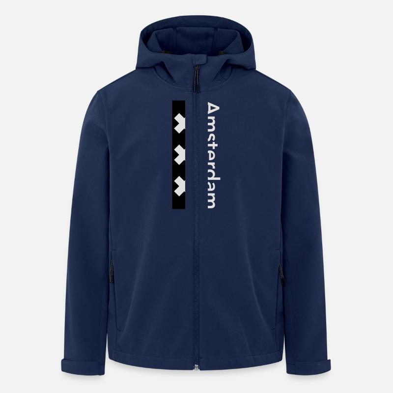 Amsterdam - Recycelte Männer Softshell-Jacke von Stanley/Stella - Navy