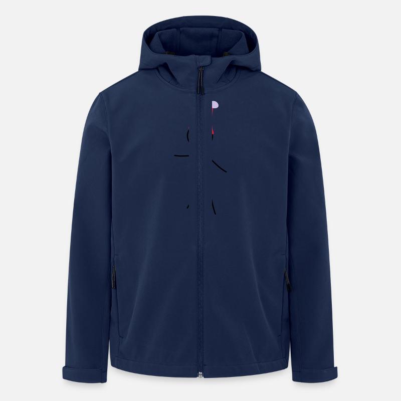 STROKESMAN Christmas Santa Claus - Men’s Recycled Softshell Jacket by Stanley/Stella - navy